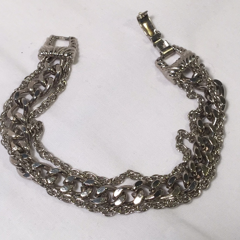 Vintage Goldette silver bracelet